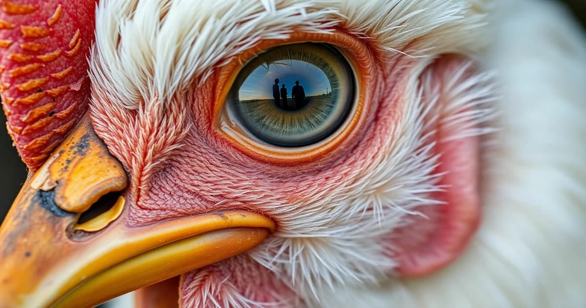 Kycklingar är inte mask